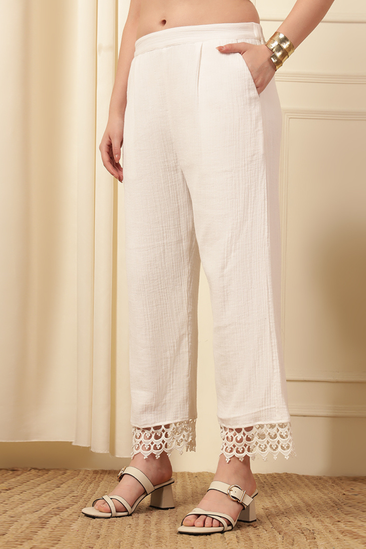 White Feather Co-ord Set