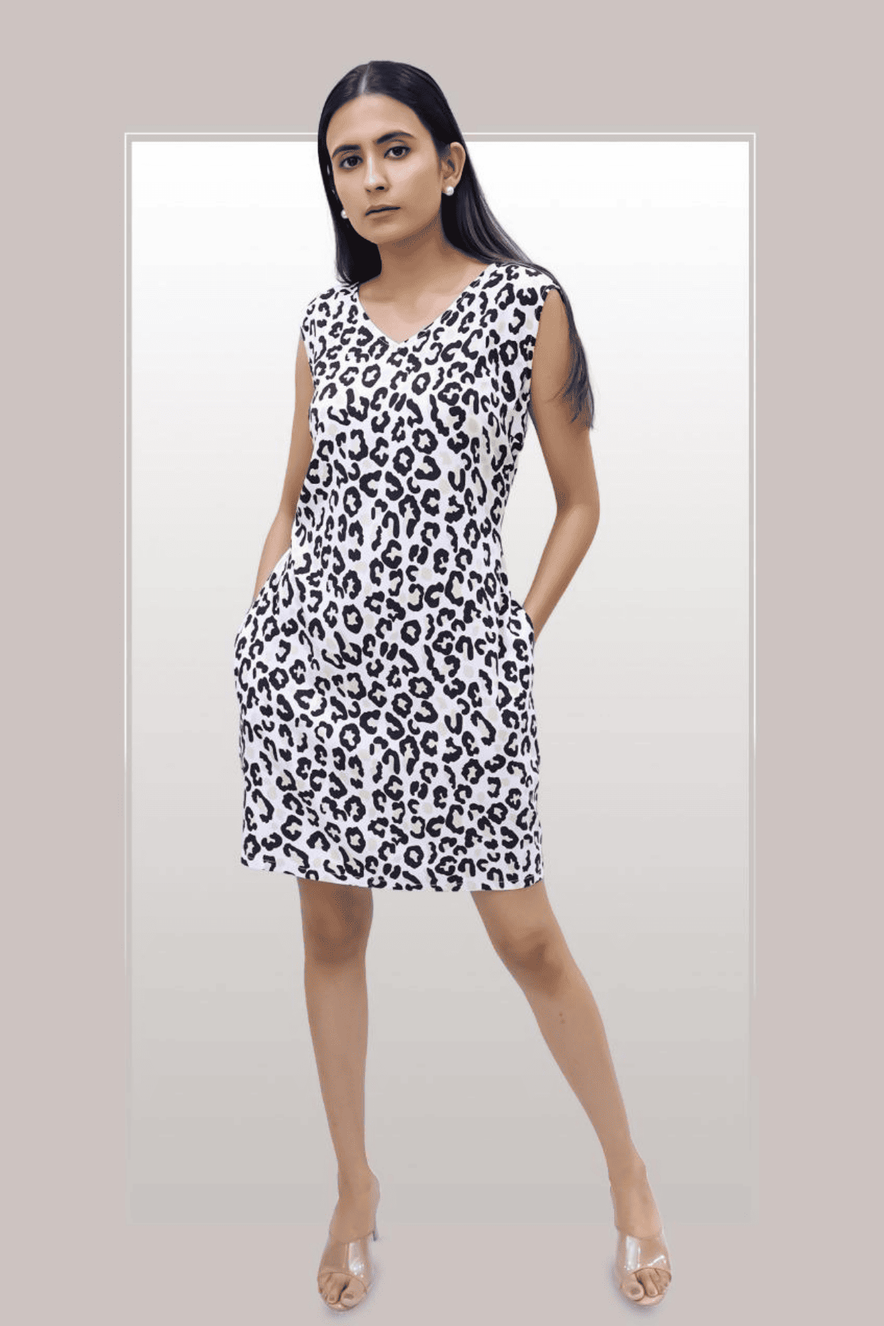 Pocket Midi Dress for Women – Comfortable Casual Dress India