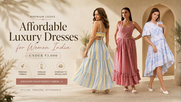 Affordable Luxury Dresses for Women India — Premium Looks Under ₹3,000
