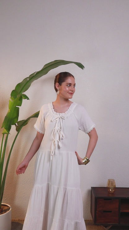 White Feather Co-ord Set